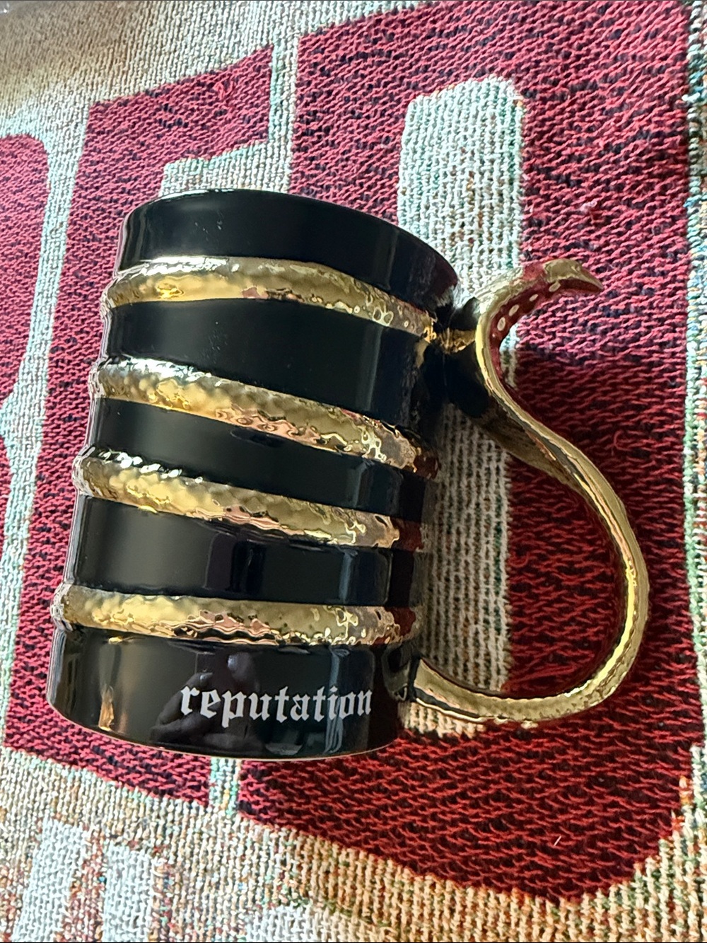 Taylor Swift Reputation Mug Snake Gold Holiday Collection